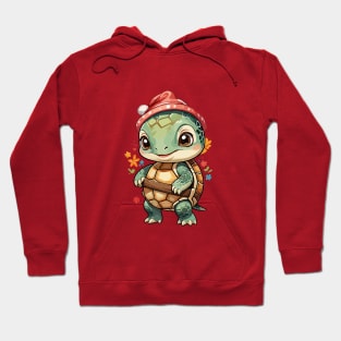 Cheerful floral Turtle Hoodie